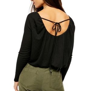 Free People Bondi thermal blouson top